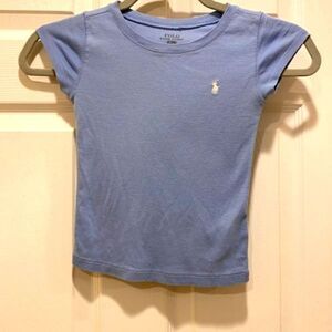 Polo Ralph Lauren Short-Sleeve Shirt. Girls sz 5. Blue.